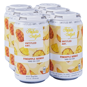 Untitled Art Florida Seltzer Mango Pineapple  6pk Cn