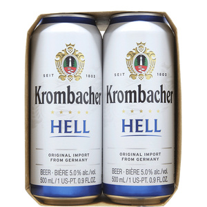 Krombacher Hell  4pk Cn