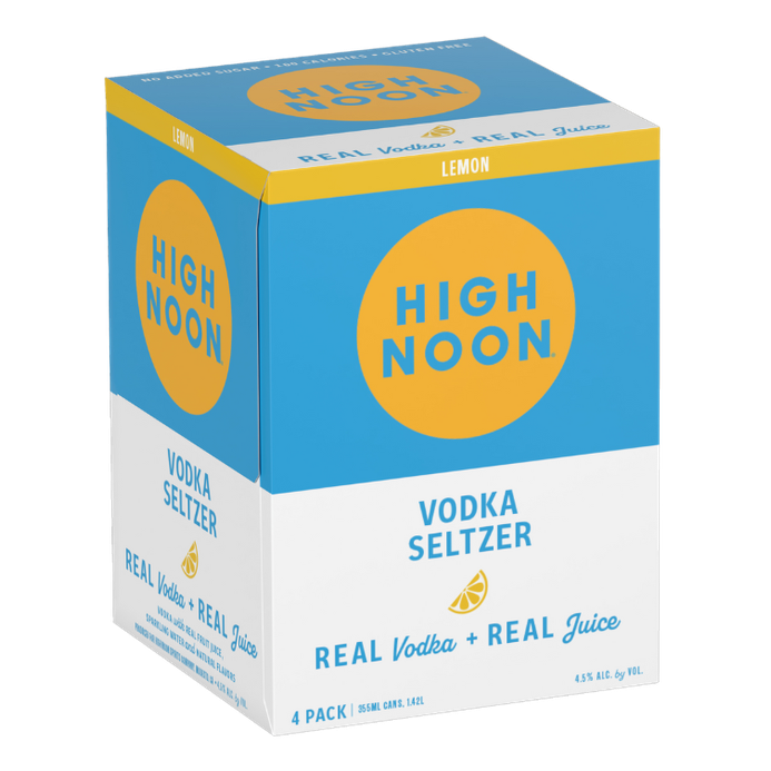 High Noon Hard Seltzer Lemon  12oz Can