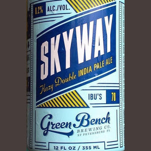 Green Bench Skyway Hazy Double IPA  4pk Cn