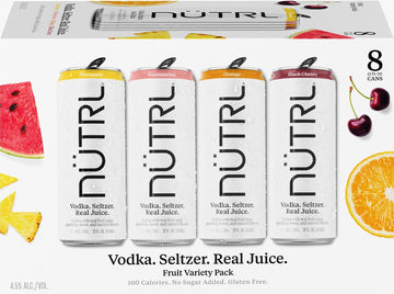 Nutrl Fruit Juice Seltzer Variety