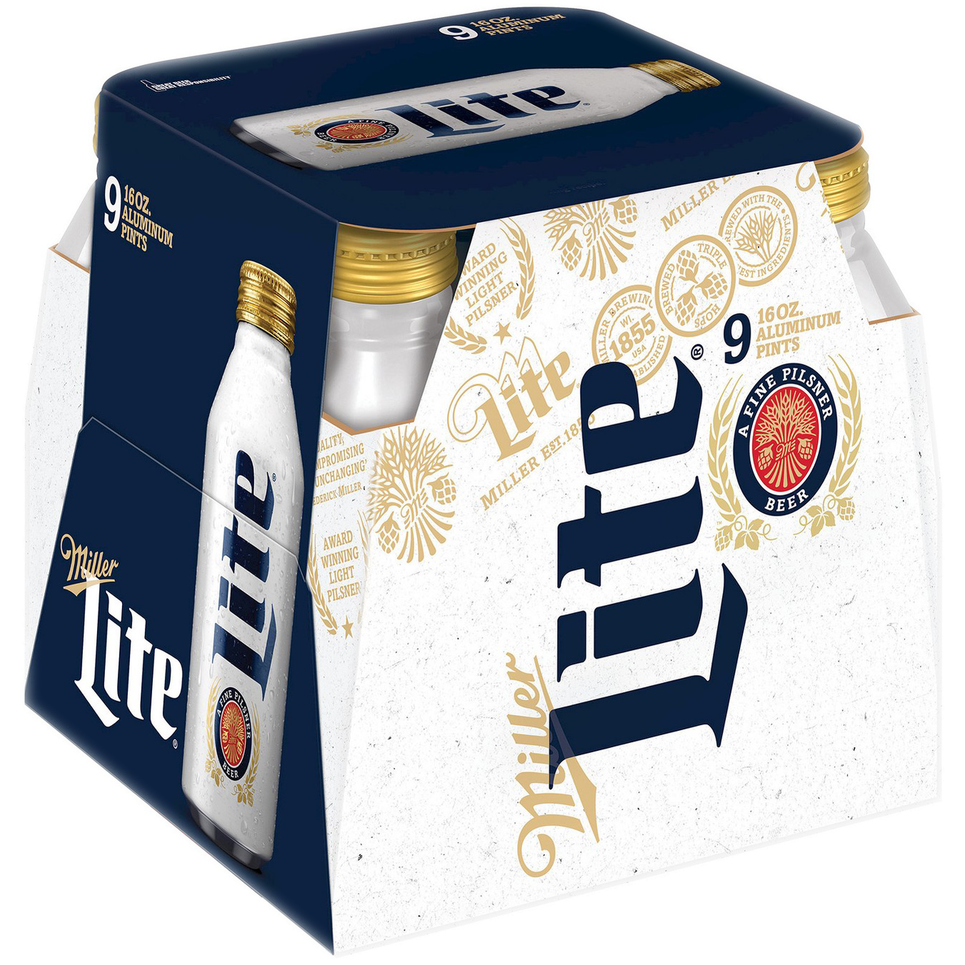 Miller Lite Aluminum  9pk Btl