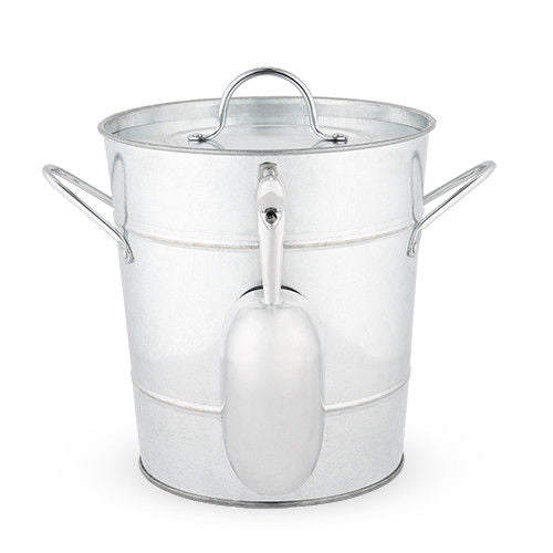 Twine Galvanized Metal Ice Bucket