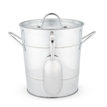 Twine Galvanized Metal Ice Bucket
