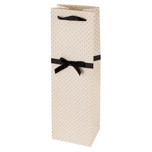 True Twine Elegant Blue/Silver Wine Gift Bag