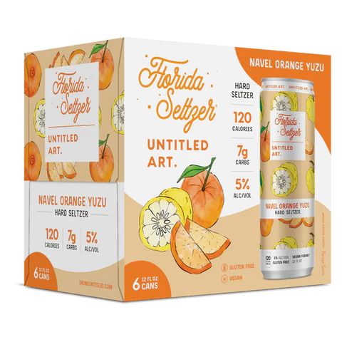 Untitled Art Navel Orange Yuzu Seltzer  6pk Cn