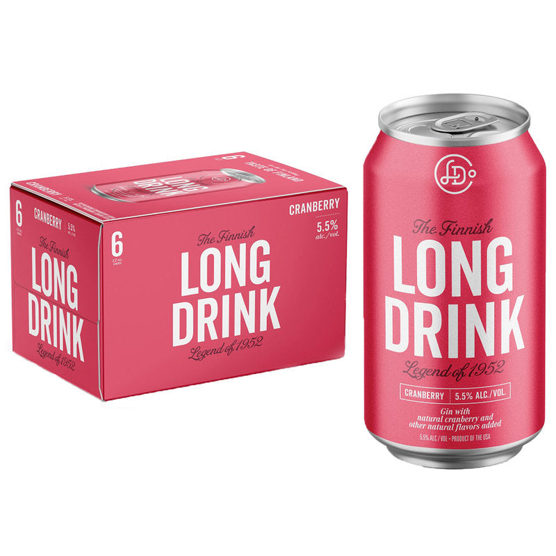 Long Drink Cranberry Soda  6pk
