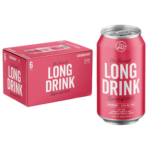 Long Drink Cranberry Soda  6pk