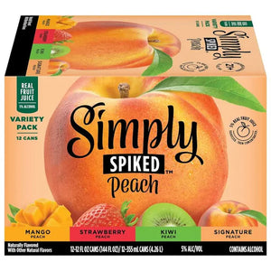 Simply Spiked Peach Lemonade  12pk Cn