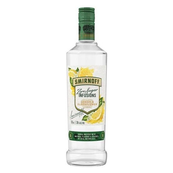 Smirnoff Zero Sugar Infusions Lemon & Elderflower