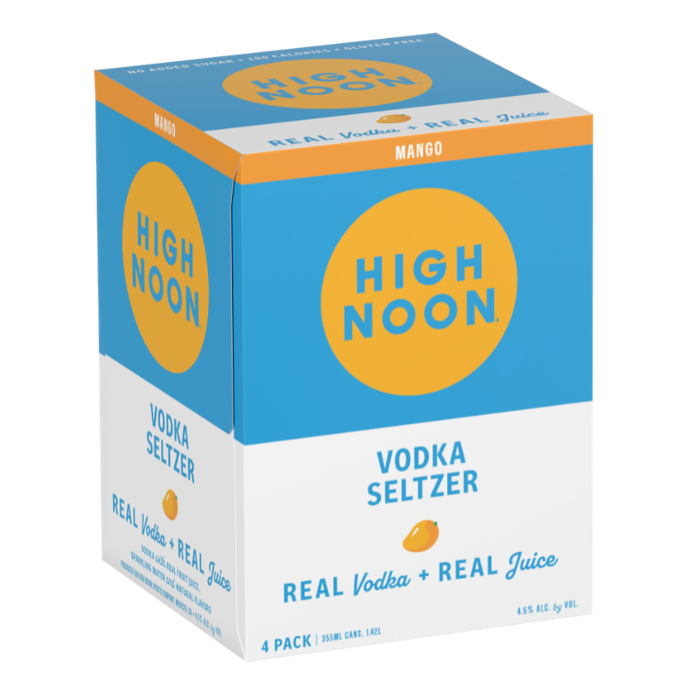 High Noon Hard Seltzer Mango  12oz Can