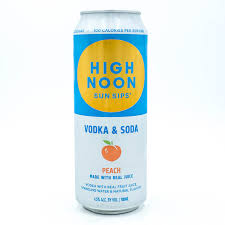 High Noon Hard Seltzer Peach  Can