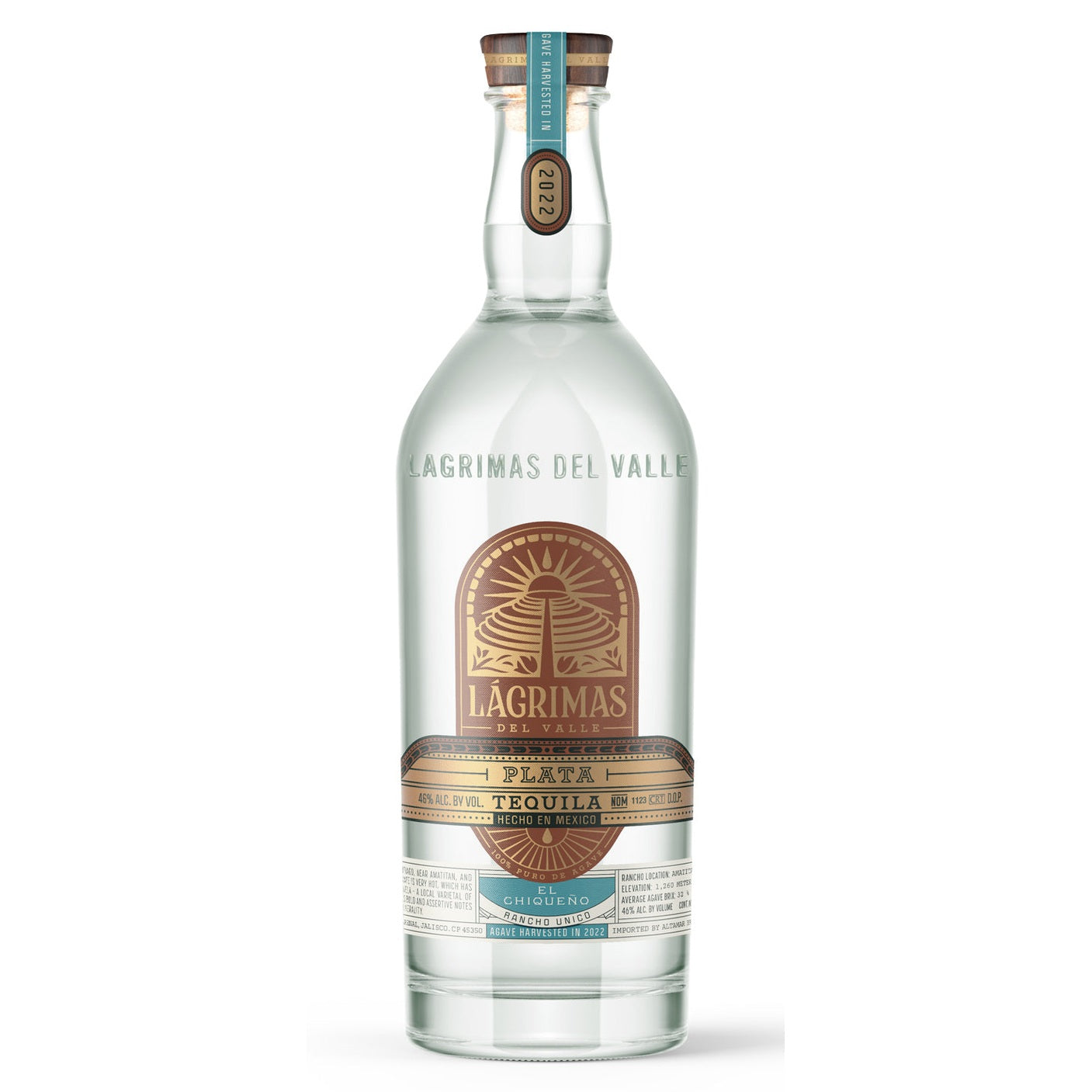 Lagrimas El Chiqueno Plata Tequila