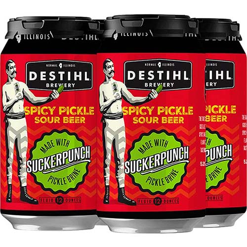 Destihl Suckerpunch Spicy Pickle Sour  4pk Cn