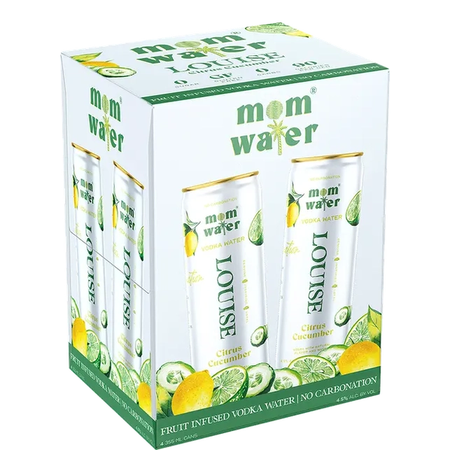 Mom Water Citrus Cucumber Louise  4pk