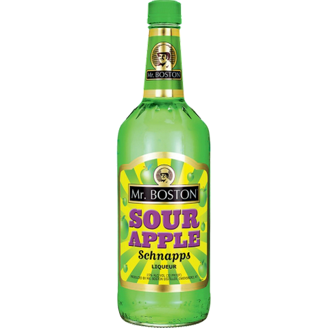 Mr Boston Sour Apple Schnapps