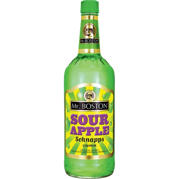 Mr Boston Sour Apple Schnapps