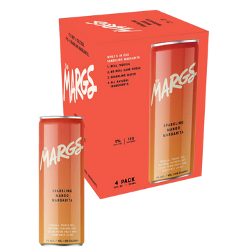 Sip Margs Sparkling Mango Margaritas 4pk