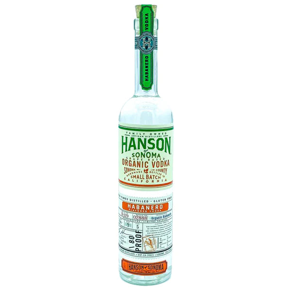 Hanson of Sonoma Organic Habanero Vodka