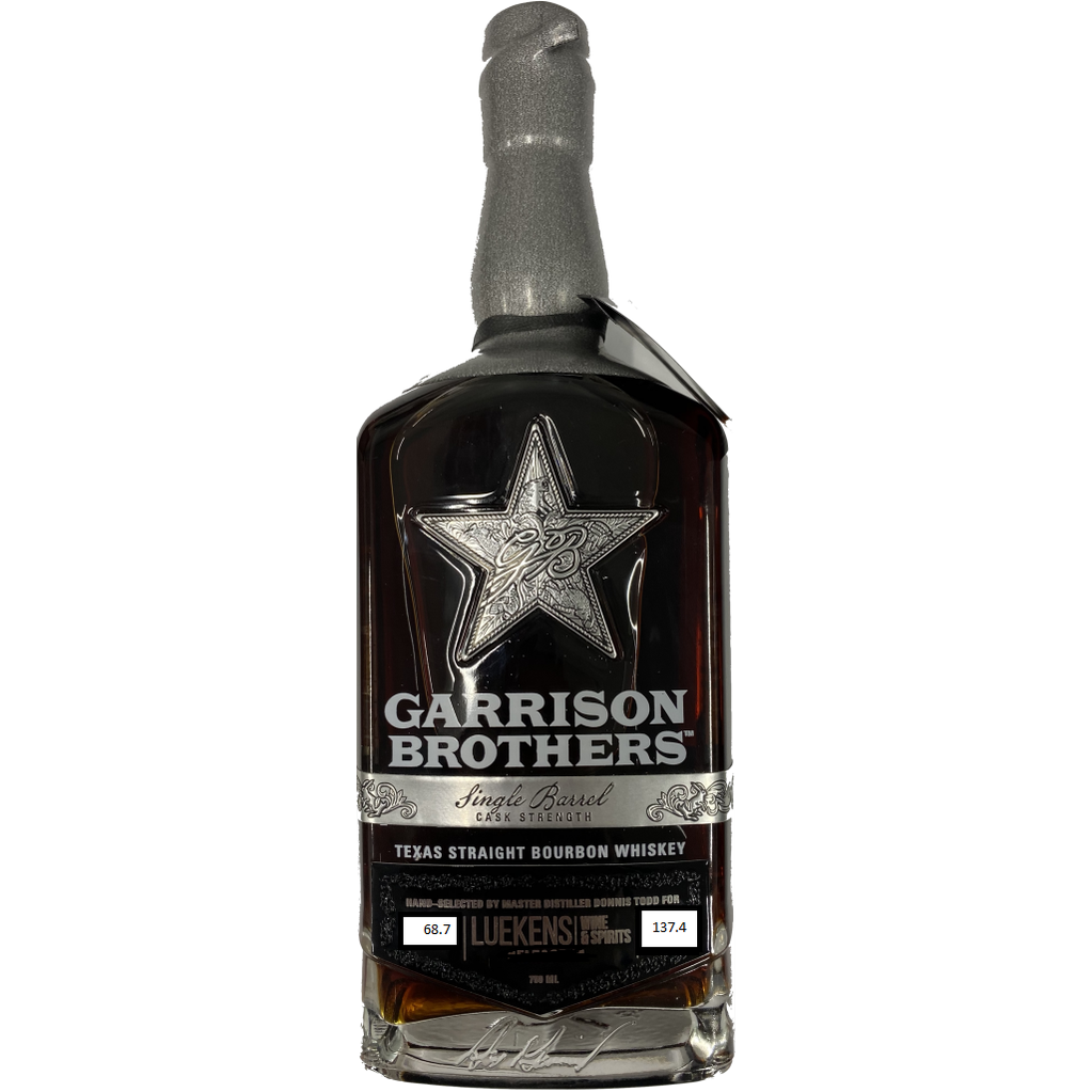 Garrison Brothers Luekens Single Barrel Select Cask Strength