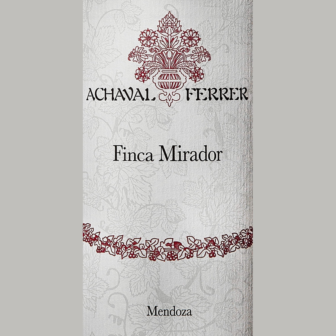 A Ferrer Finca Mirador Malbec 2010