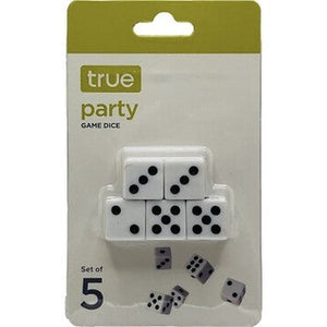 True Playing Dice 5Pk