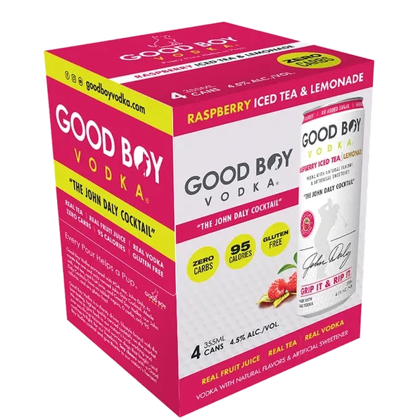 Good Boy John Daly Raspberry Iced Tea & Lemonade  Cn