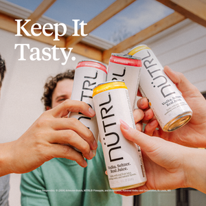 Nutrl Fruit Juice Seltzer Variety  8pk Cn