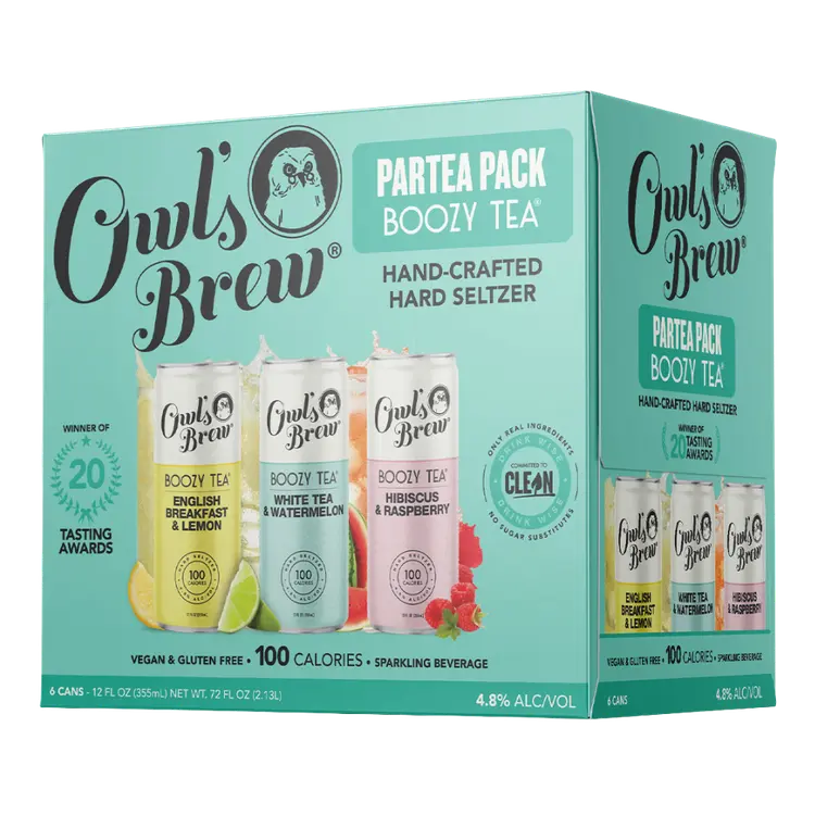 Owls Brew Tea Cocktails Variety