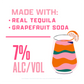 Cutwater Tequila Paloma  4pk Cn