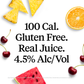Nutrl Fruit Juice Seltzer Variety  8pk Cn