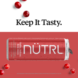 Nutrl Cranberry Vodka Seltzer  4pk Cn