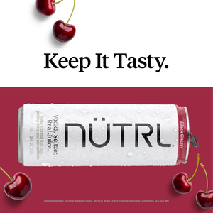 Nutrl Black Cherry Vodka Seltzer  4pk Cn