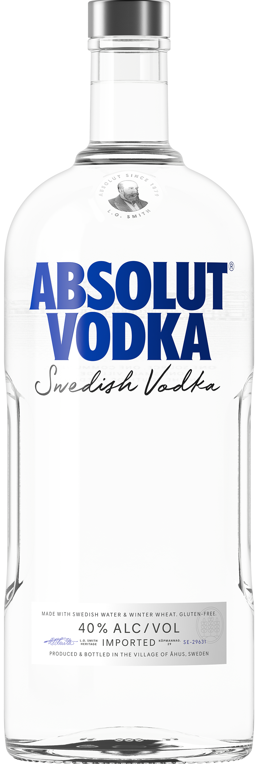2021 High Quality 1 Liter Glass Liquor Bottles for Vodka Beverage