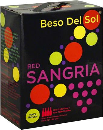 Beso Del Sol Red Luekens Spirits Sangria - 3.0L & Wine
