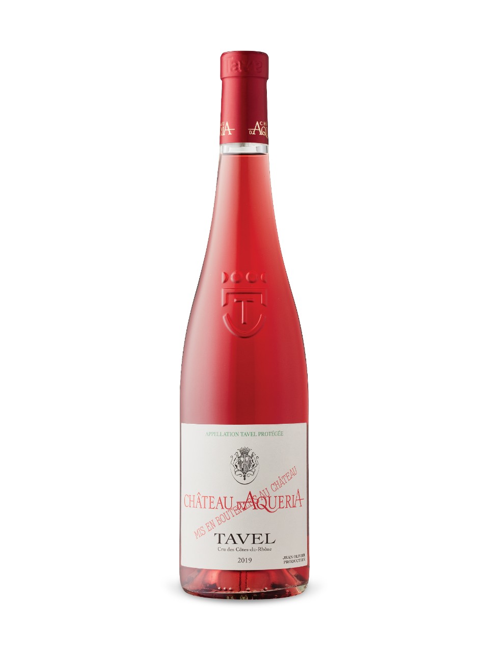 Chateau D Aqueria Tavel Rose & 750ml Wine Luekens - Spirits