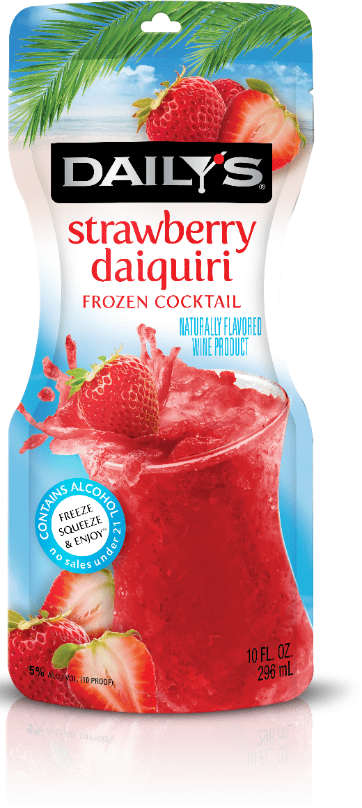Adult Drink Pouch With Straw, Fun Beverage Pouch, Frozen Drink