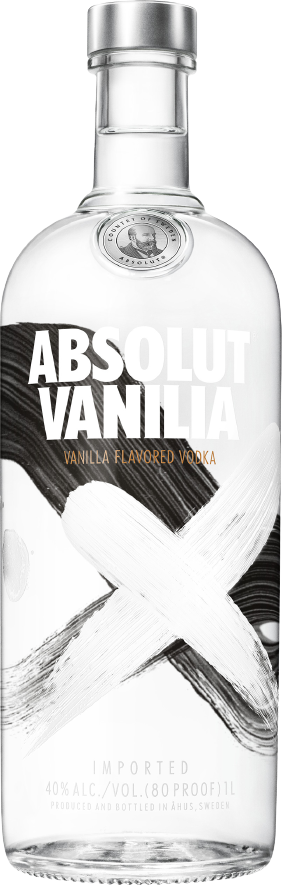 Wine Vodka Vanilla Spirits Luekens Absolut & 1.0L -