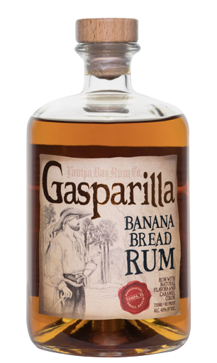 750ml Spirits Banana Luekens Rum Gasparilla - Bread Wine &