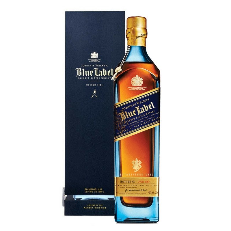 Johnnie Walker Blue Label Scotch 50ml (80 Proof) – BevMo!